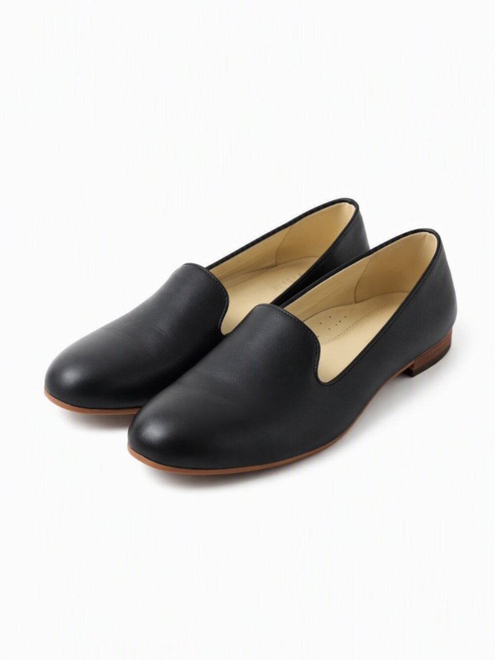 Nisolo Black Leather Smoking Loafers Women’s Size 6.5 – Minimalist Chic